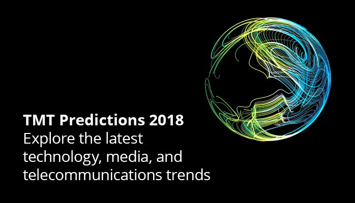 Green_Dot's tweet photo. We’ve launched TMT Predictions 2018! Unravel the top trends and transformative technologies set to impact the industry over the next year. #DeloittePredict https://t.co/b34yClrXZN https://t.co/CdV3Z5wt7t