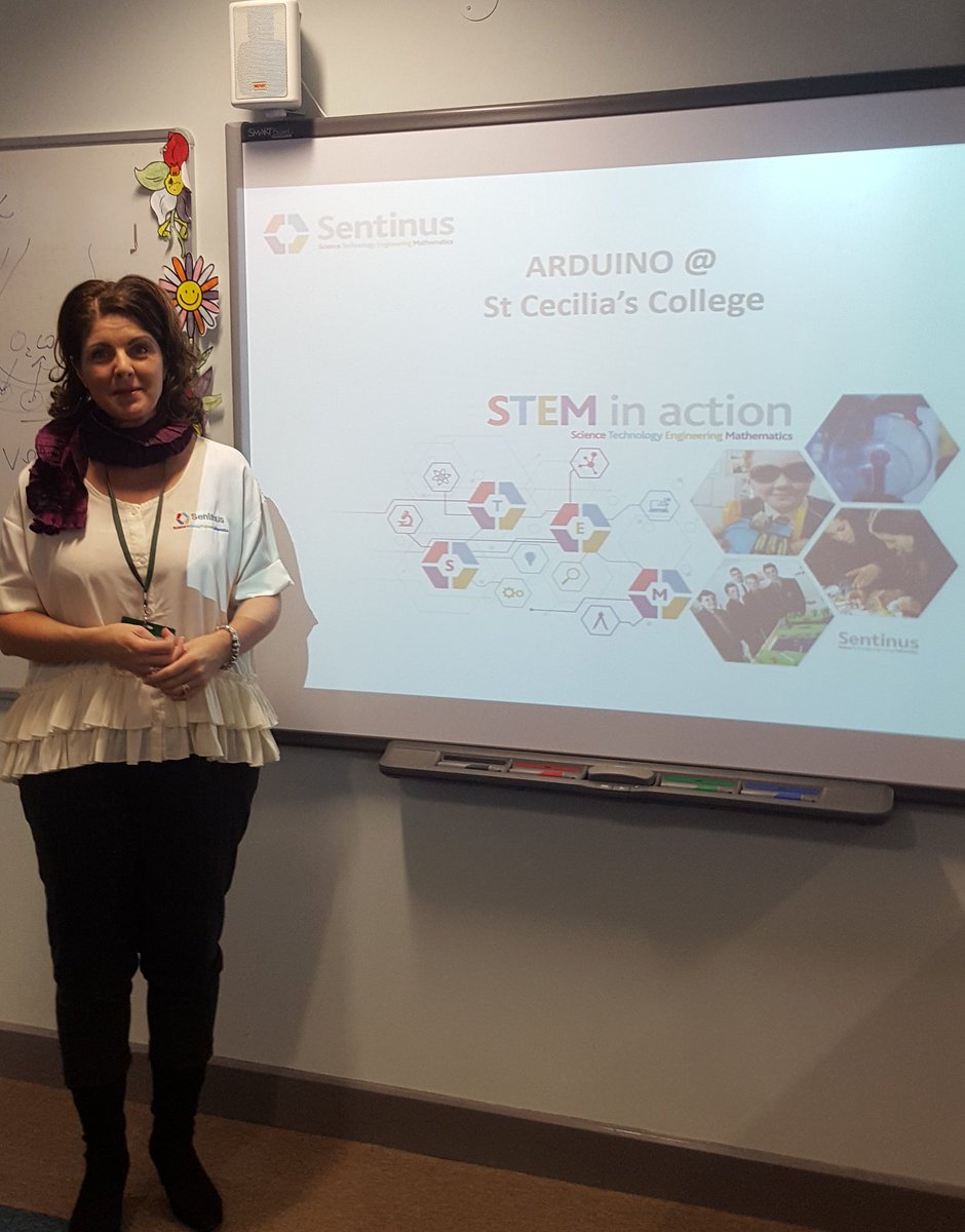 AisConaty's tweet image. Many thanks to Joanne @SentinusNI for kick starting our STEAM week @StCeciliasDerry #coding4girls #ITAwareness