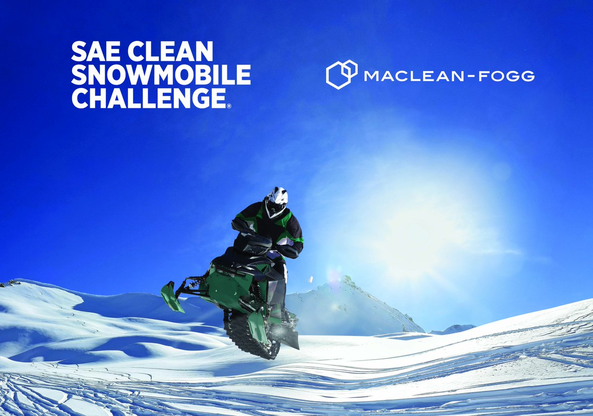 MacLeanFoggCS's tweet photo. MacLean-Fogg is excited to announce its sponsorship of the 2018 @SAEInterNews #CleanSnowmobileChallenge. Click to read more about our sponsorship https://t.co/WIPjoVHQqi https://t.co/c3HQyFdrEQ