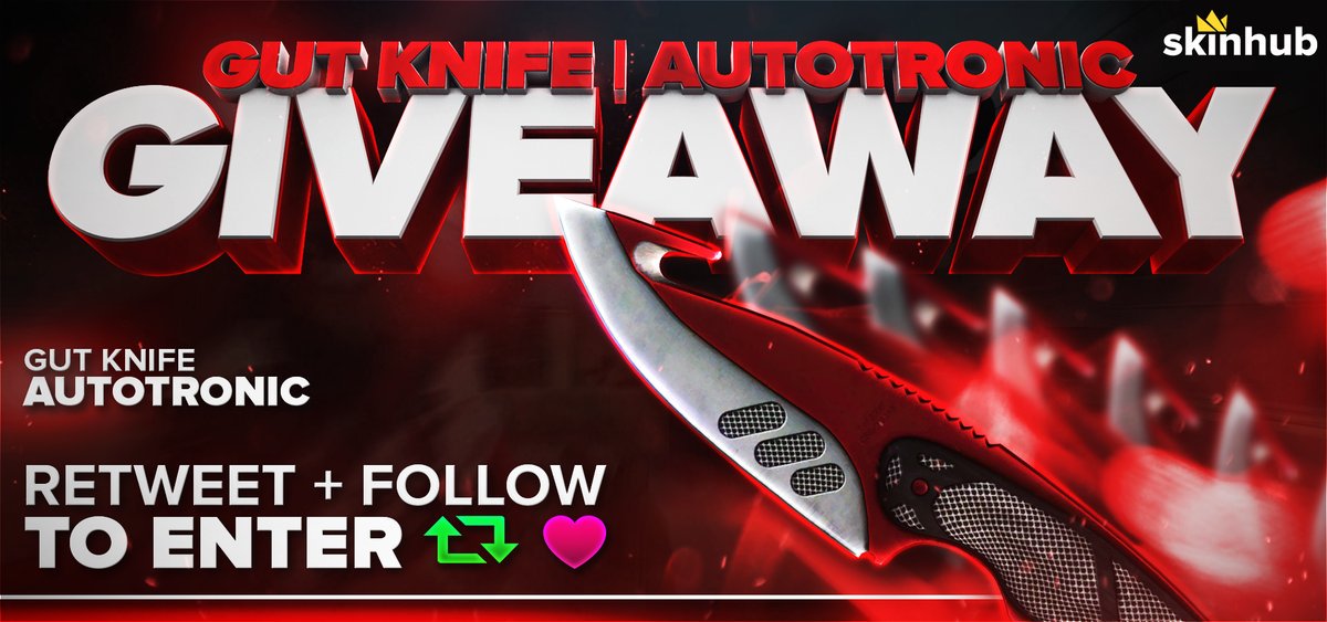 followcircle1's tweet photo. ❗️❗️ Gut Knife | Autotronic Giveaway 

* RT &amp; Follow! 
* Test: https://t.co/eLk86k6WAA Winners... by #ValidateSmiley via @ridder_co https://t.co/Dl3r3KNZZJ