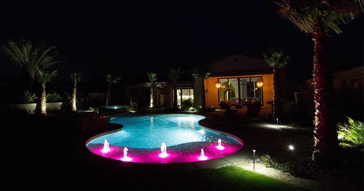 LED bubblers in pools give you the option to change your lighting to match your mood. Anyone remember moods rings? 😊
