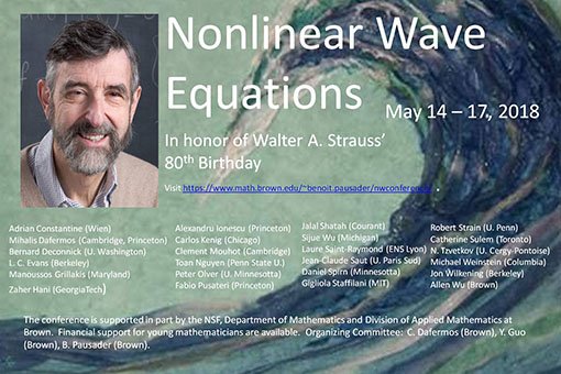 ICERM's tweet photo. Help wish Walter Strauss a happy 80th birthday by attending a special conference in his honor at Brown University on May 14-17, 2018!
https://t.co/Sb3HP4tqRX #nonlinearwaveequations https://t.co/idG2UAtLwv