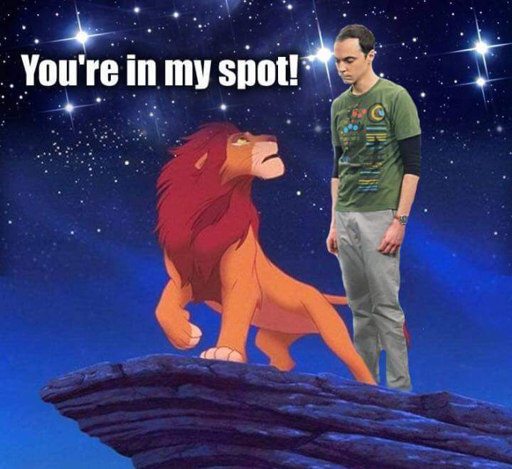 JamChrisJoy's tweet photo. #LastNightWasFunUntil Sheldon and Mufasa got into it. https://t.co/Sz0BQvODTl