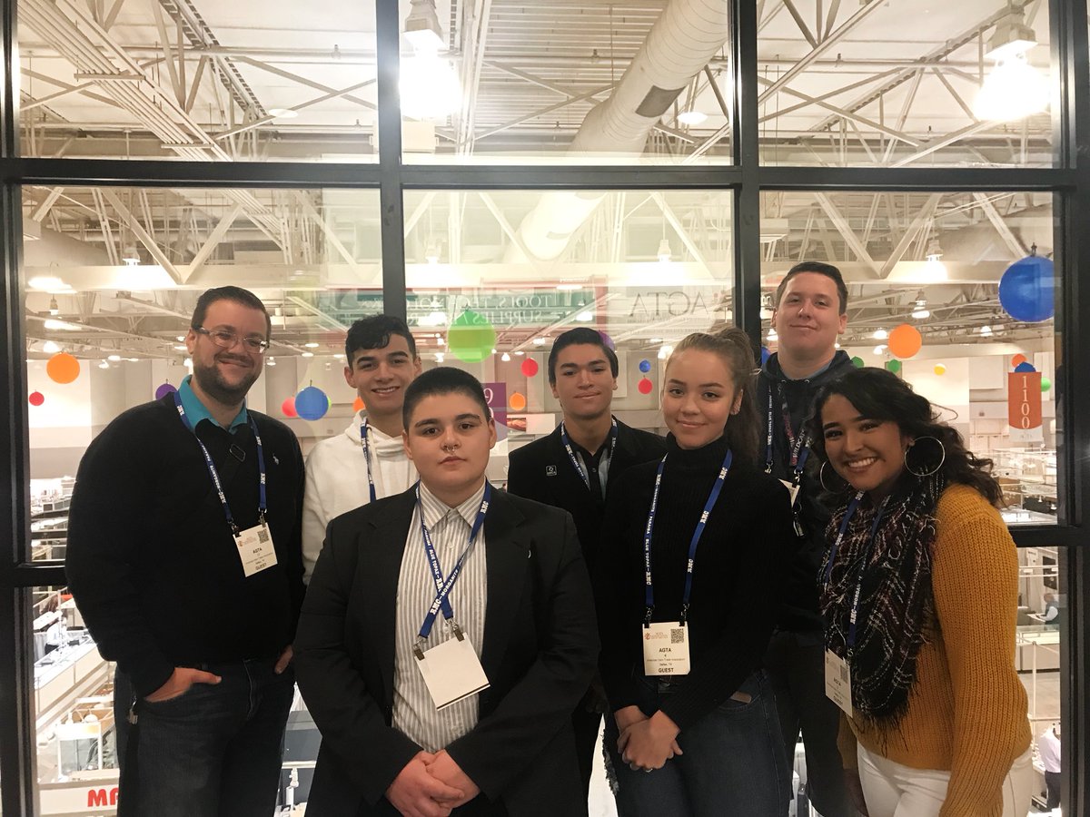 MntnViewDECA's tweet photo. A handful of our members were provided the amazing opportunity to go behind the scenes and learn about the gemstone industry, thank you for having us!! https://t.co/GCZwxi0we8