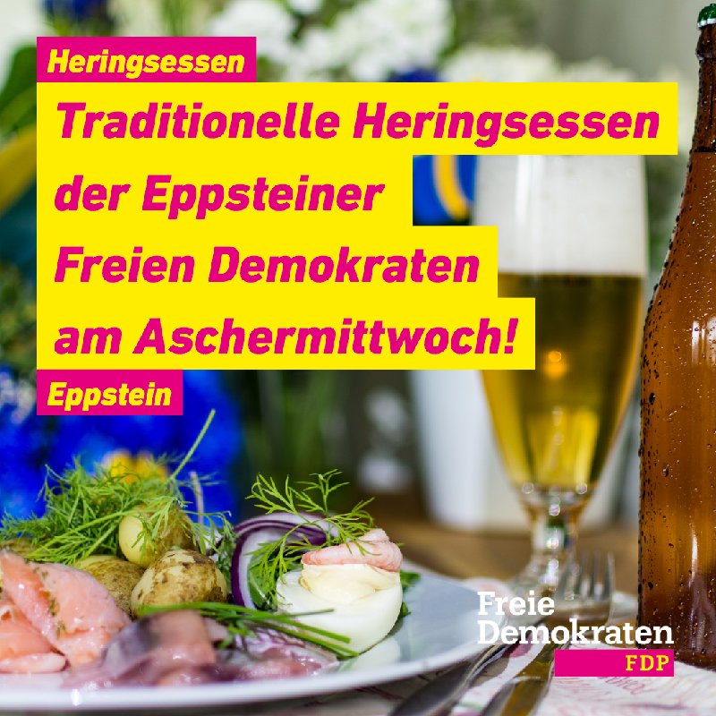Direkt aus dem politischen Berlin: Dr. Florian Toncar beim Heringsessen der Liberalen! #FDP #Eppstein #Heringsessen #Aschermittwoch b2s.pm/jiOB1O