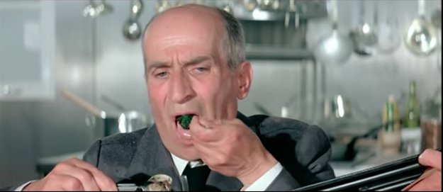 bif_o's tweet photo. En ce jour de publication du palmarès du #GuideMichelin, c'est un régal de revoir cette séquence de "L'aile ou la cuisse" avec le grandiose #LouisdeFunès #Duchemin https://t.co/5WwE0J0N4E https://t.co/sSsqsv46ja