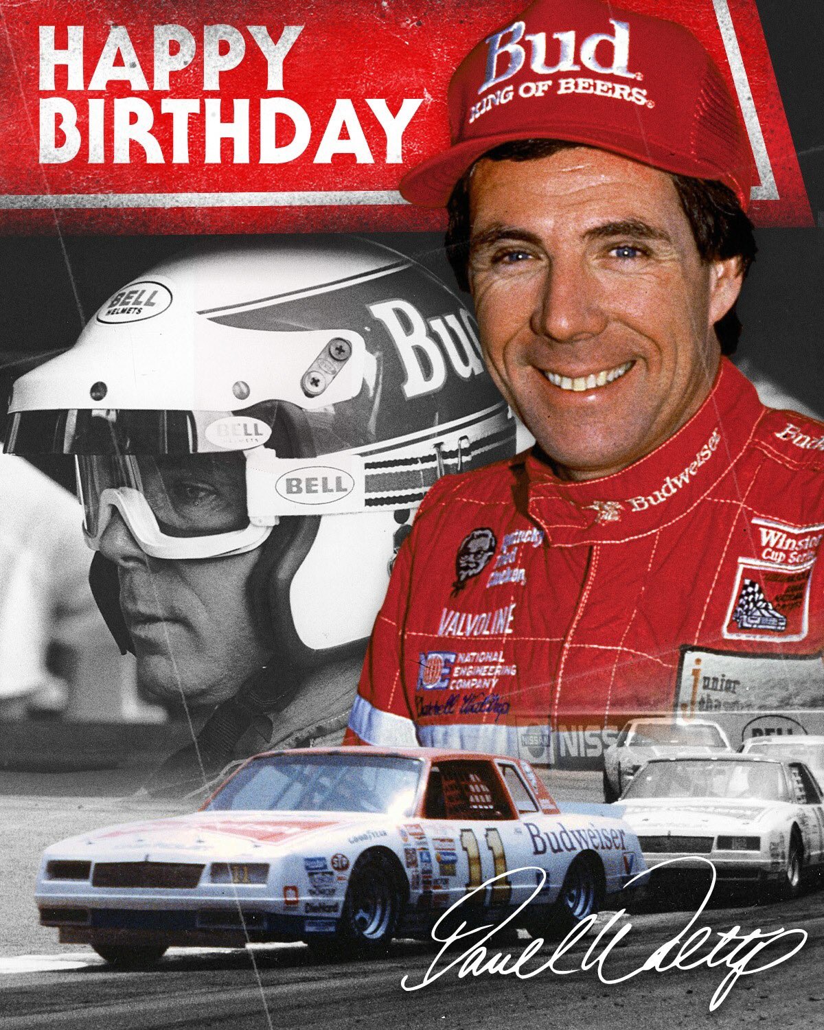Can we get a boogity, boogity, boogity? 

Happy Birthday to NASCAR on FOX\s Darrell Waltrip! 