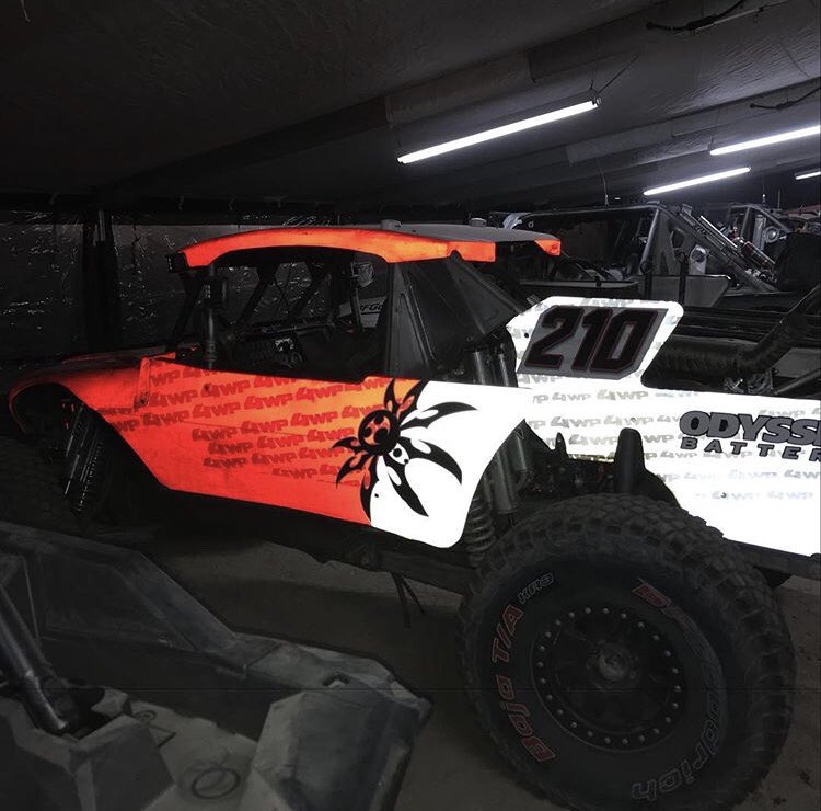GregAdlerMotors's tweet photo. We’re out in Johnson Valley for the 2018 @KingoftheHammer and we’ve dusted off our #210 #Ultra4 car fresh from our Baja 1000 podium finish to tame this year’s race. We’re going to battle it out on the rocks and desert to put our Team 4 Wheel Parts Ultra4 on the podium. 
#KOH2018 https://t.co/tfCmNOV5WW