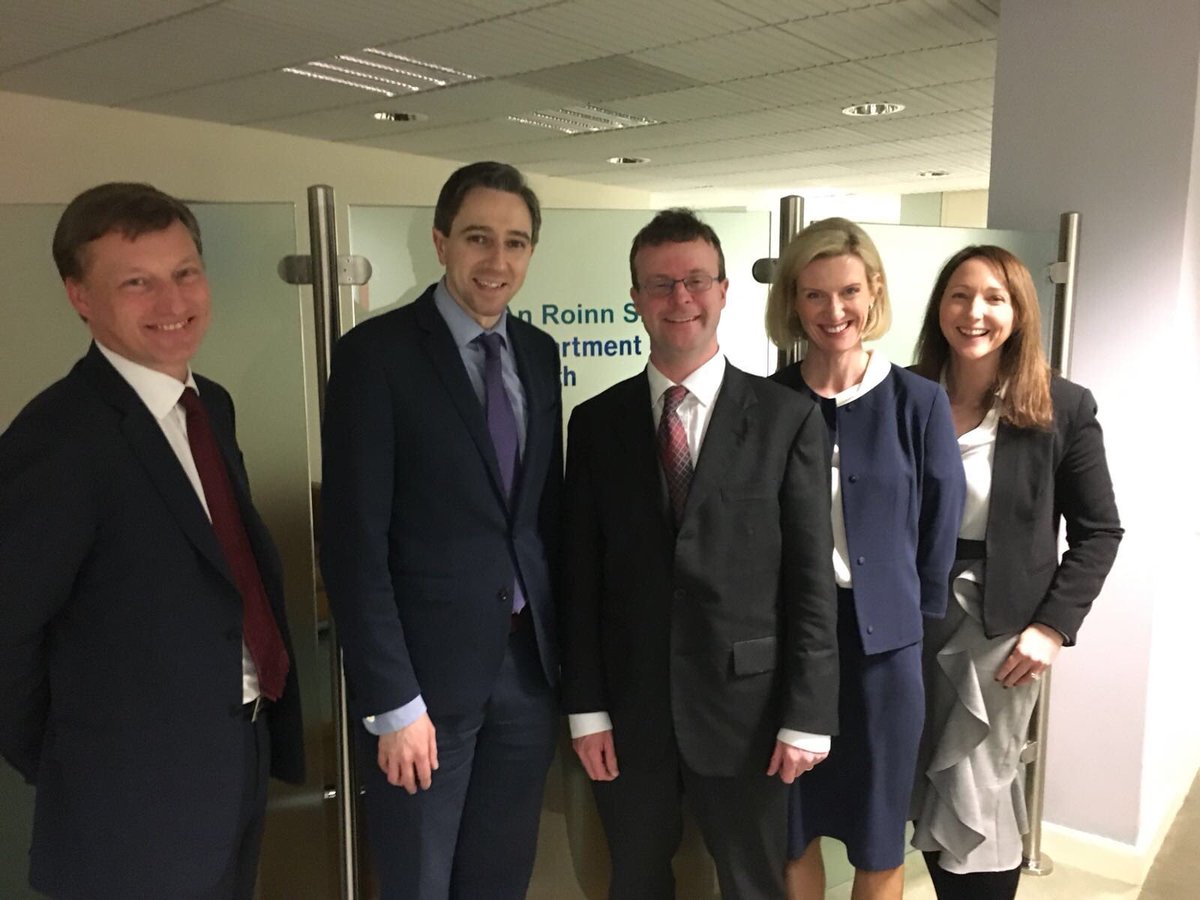 Simon Harris TD (@simonharristd) on Twitter photo Delighted to welcome <a href="/cancertrials_ie/">CancerTrialsIreland 🌈</a> to the Department of Health <a href="/roinnslainte/">Department of Health</a> today. Good discussion about how to progress two key recommendations in our new National Cancer Strategy relating to trials and research. Huge potential for Ireland, for patients & the health service Delighted to welcome <a href="/cancertrials_ie/">CancerTrialsIreland 🌈</a> to the Department of Health <a href="/roinnslainte/">Department of Health</a> today. Good discussion about how to progress two key recommendations in our new National Cancer Strategy relating to trials and research. Huge potential for Ireland, for patients & the health service