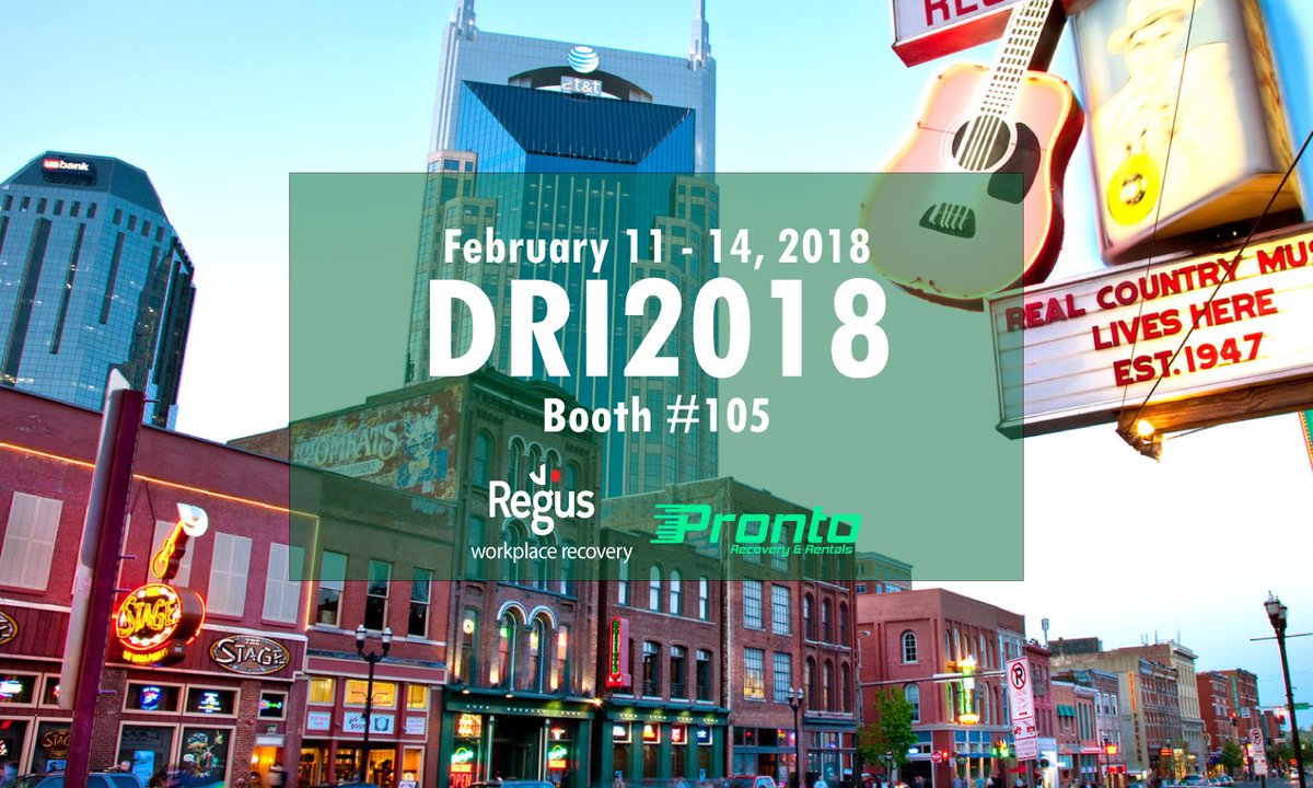 ProntoRR's tweet photo. Are you ready for #DRI2018? Make sure to visit us in booth 105 and contact us if you'd like to know more about our Nashville networking event! https://t.co/rsUnB8ZZPC