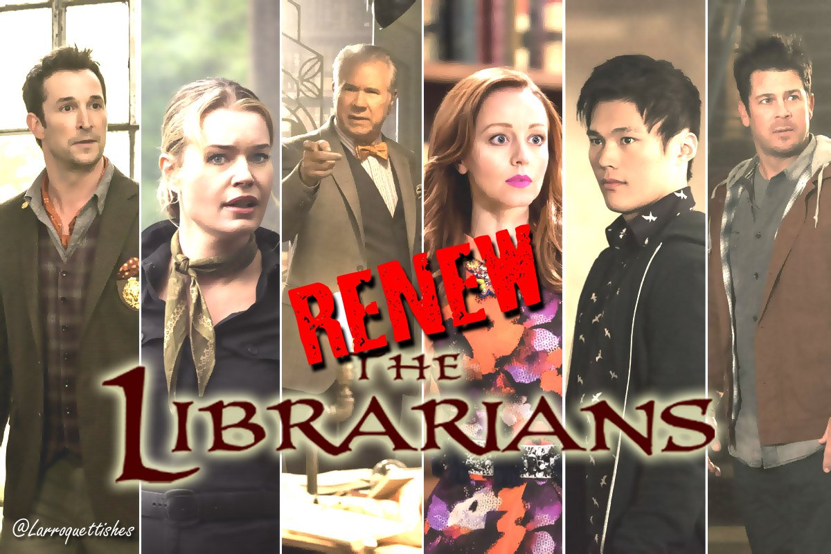 Larroquettishes's tweet photo. Let's push this last episode! Let's make sure that @tntdrama knows exactly what we want! RT, share on Facebook, post on Instagram - whatever social media you have! ~PS #thelibrarians #RenewTheLibrarians #BRINGJENKINSBACK @LibrariansTNT @Dean_Devlin https://t.co/nP4Cg0rWHV