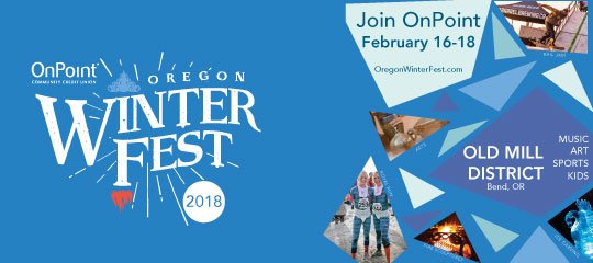 OnPointCU's tweet photo. The OnPoint Oregon WinterFest is almost here! Pick up your tickets at your local OnPoint branch while supplies last! The biggest winter celebration in Oregon returns February 16-18 to the Old Mill District in Bend, OR! https://t.co/R7IQ40aKcV #ORWinterFest https://t.co/OgXHhcoBWp