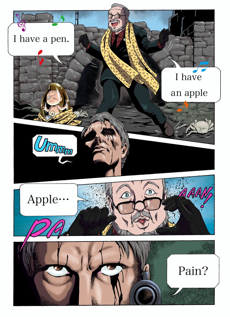 The #Comic Art of #DeathStranding ??
"PPAP"
Artist: 狩那匠 (pixiv)
@HIDEO_KOJIMA_EN @Kojima_Hideo @RealGDT #Art
