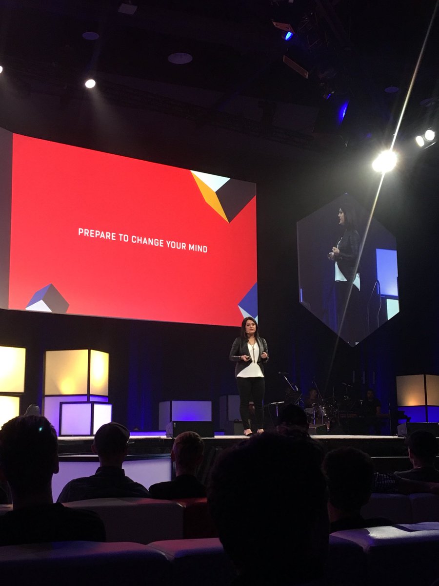 dlennie's tweet photo. Algorithms arenโt prideful and can go back and re-evaluate decisions from the past. Amazing first day of talks at summit. @solmaz_sh @Sirupsen #LifeAtShopify https://t.co/sgbKfhnFid