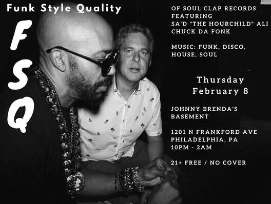 johnnybrendas's tweet photo. ⚡️🎧⚡️EXTRA SPECIAL DJs ALERT! #EaglesParade After-Party THURS 2/8 10PM-2AM: SA’D @THEHOURCHILD ALI of #ParliamentFunkadelic + @CHUCKDAFONK
are stoppin thru post #PFUNK show // Nothin but the best of FSQ/FUNK STYLE QUALITY: HOUSE. SOUL. FUNK. DISCO. to get ya movin // FREE!! https://t.co/qPyC0vRhpI