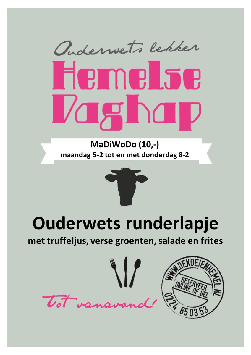 De Koeienhemel (@koeienhemel) on Twitter photo 