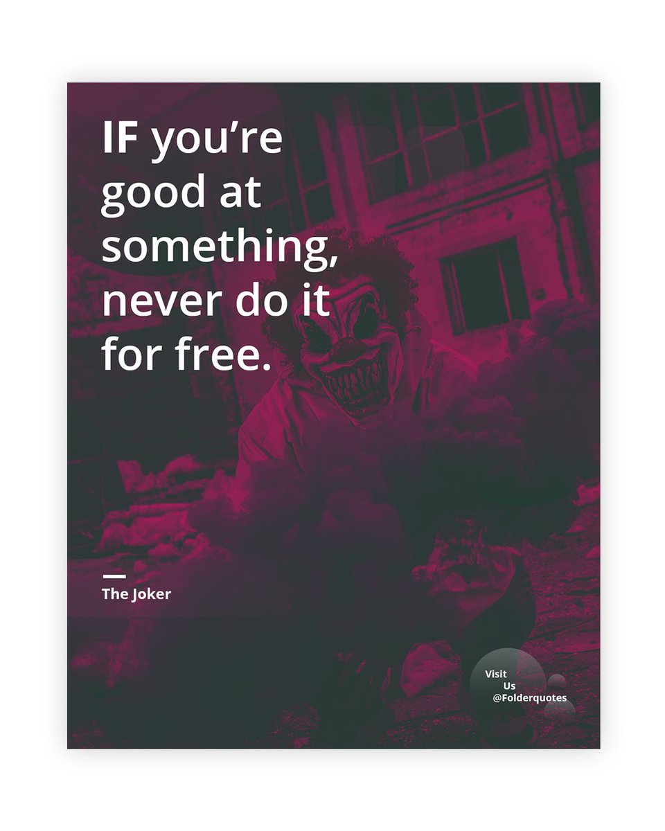 Listen to Joker 🤡