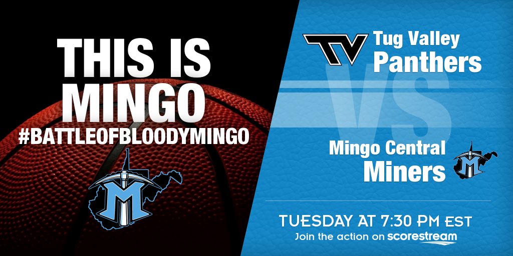 MinersSportsNet's tweet photo. RT if you’re coming to Miner Mountain tomorrow night. Ⓜ️🏀⛏#ThisIsMingo #BattleofBloodyMingo #wvprepbb #BeatTugValley https://t.co/koyXBX69Sm