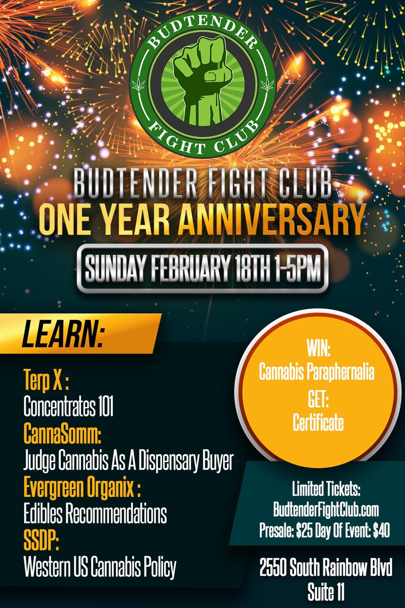 UNLVrebelsCAN's tweet image. Hey Scholars @BudtenderClub Is having their 1 Year Anniversary this month!!! &amp;amp; we are so excited for the opportunity to have a table #RebelsCAN! Stop by &amp;amp; say high !! - Get your tickets for only $20 before they sell out - #HigherEducation