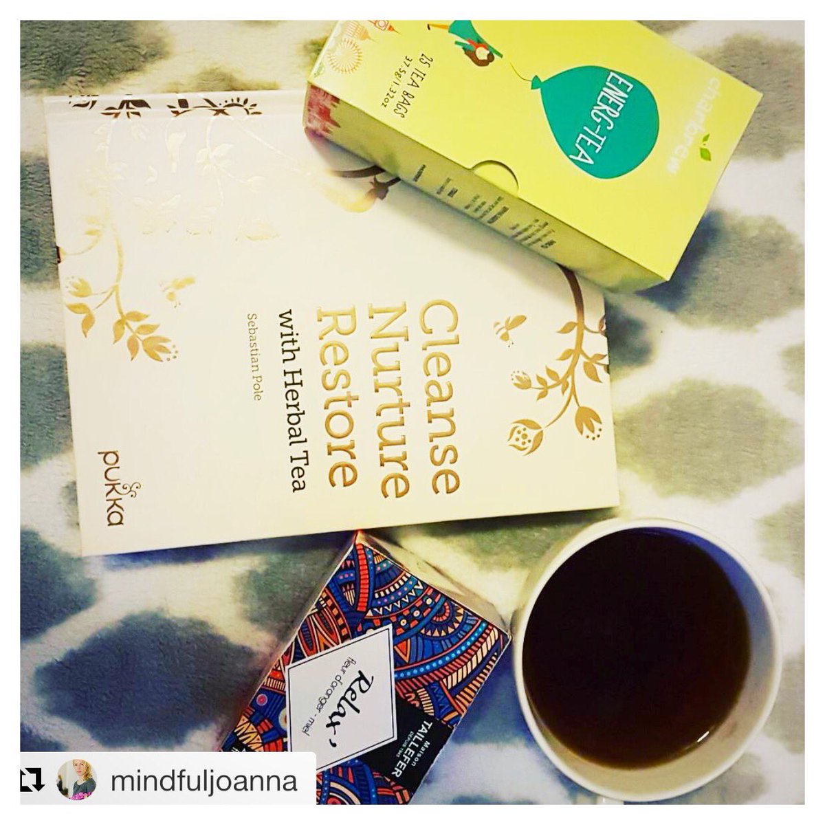 Charbrewtea's tweet photo. #Repost @mindfuljoanna 
・・・
I am a total tea freak..went to buy a present for my granny... ended up with a Sebastian Pole's *from Pukka*  book about herbal teas and 2 new teas to taste. 😊 #tealover #teaaddict #maisontaillefer #teameditation#charbrew #charbrewtea #madeinnature https://t.co/Wt2xY0LutM