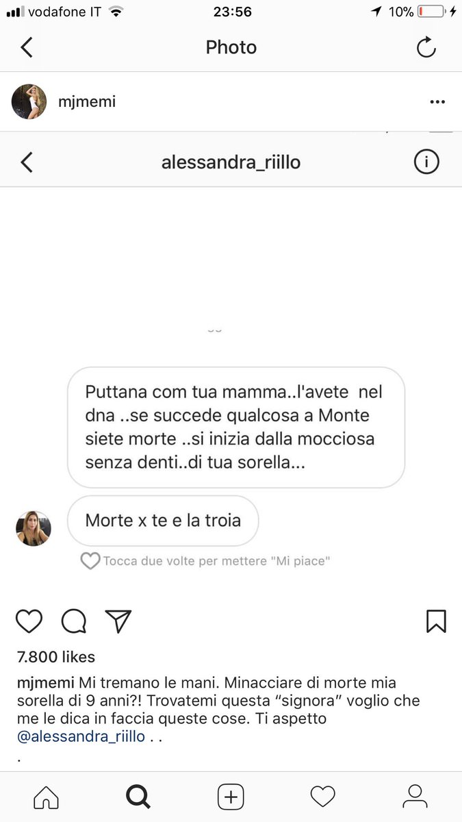 GabrieleCrudele's tweet image. I messaggi che Mercedesz Henger riceve su IG. Altro che 118. #isola