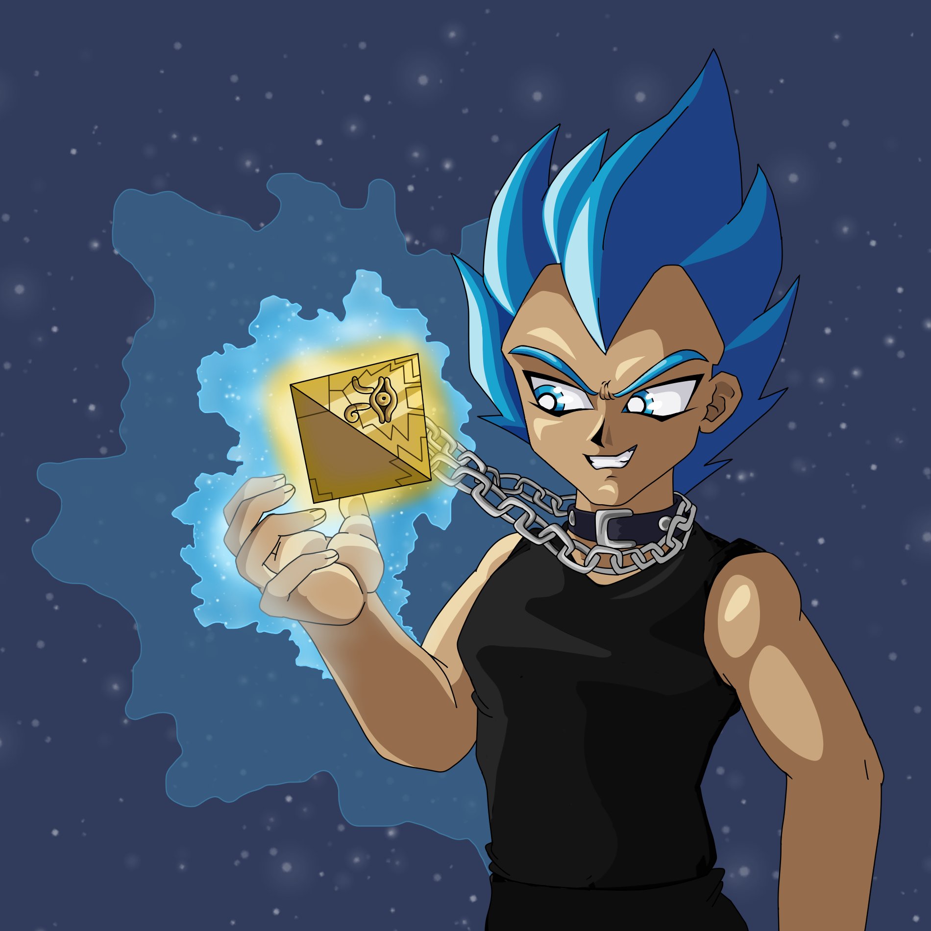 Vegeta blue evolution drawing by me : r/DragonBallArt