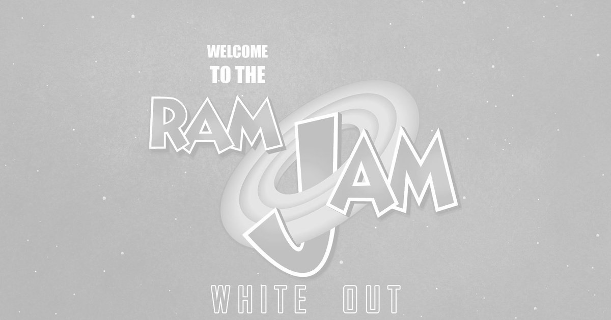 ncurams's tweet photo. #RamFam 

Everybody get up it's time to slam now
We got a real jam goin' down
Welcome to the Ram Jam!!

SATURDAY.
WHITE OUT.
CLC GYM.
1 P.M.

BE THERE!

DEETS: https://t.co/teNFb6RYFn https://t.co/GRLHYsu7rK