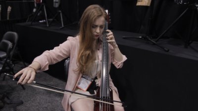 StringsMagazine's tweet photo. @Think_NS showcases its new "Coform" technology on the show floor at Winter NAMM 2018. https://t.co/5CCkC4itjv #NAMM2018 #NSDesign #cello #cellist #stringsmagazine #violin #violinist #viola #violist #bass #bassist #fiddle #fiddler https://t.co/97tXbxNDFF