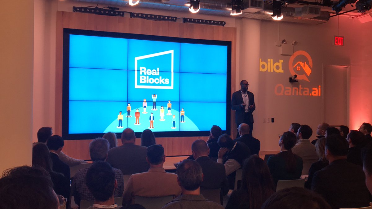 RealBlocks's tweet photo. Today our CEO presented in front of a group of @Barclays investors on how we are changing the global real estate market. #RealBlocks https://t.co/ciyfVX1gjJ