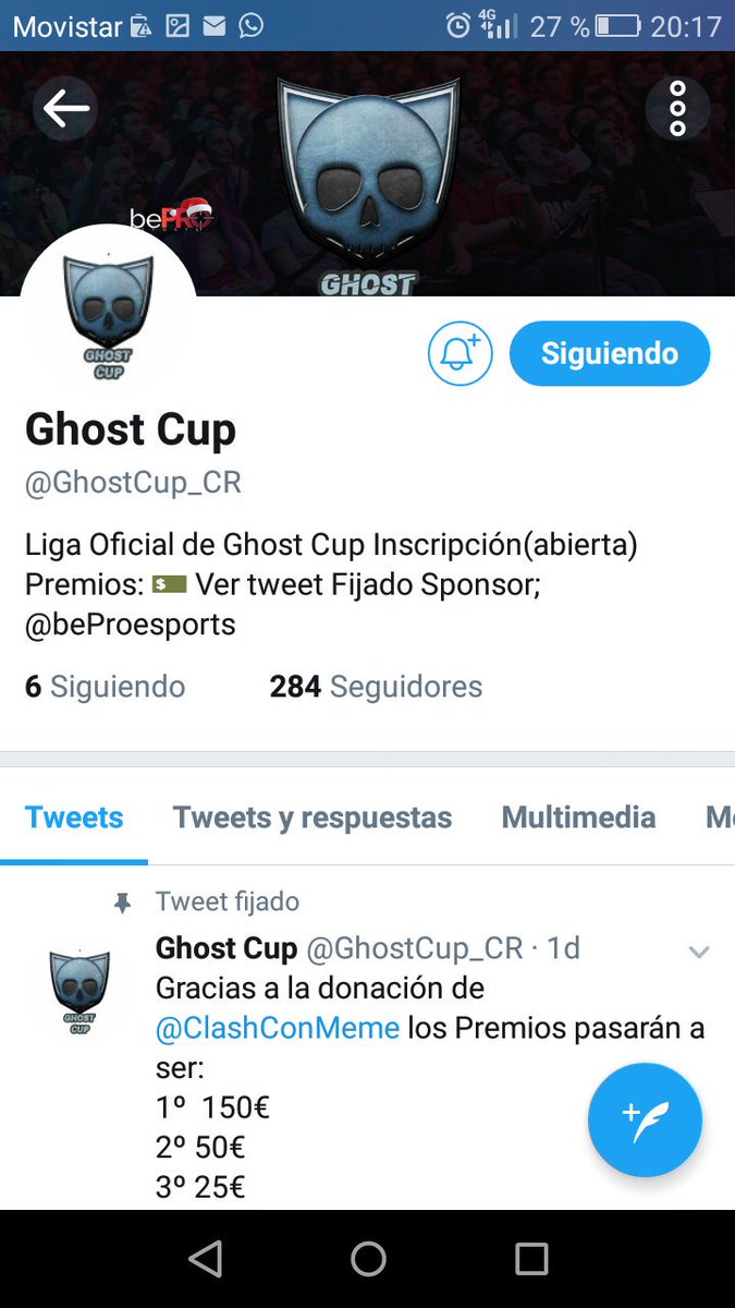 NightRaidCR2's tweet photo. @GhostCup_CR @ClashConMeme Ya los seguimos y he dado RT a la publicación https://t.co/MDLO4uqA3a