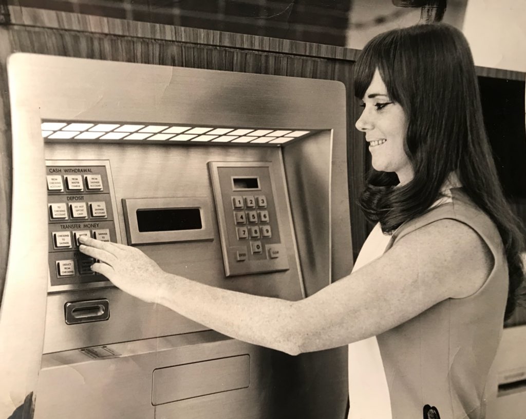 Naked at atm machine