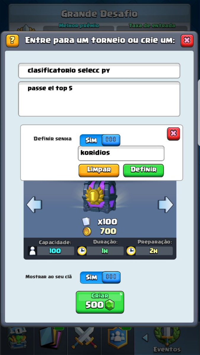 Torneo 15/24-16/24, Top 5 pasa a la fase 2/4, Suerte!❤