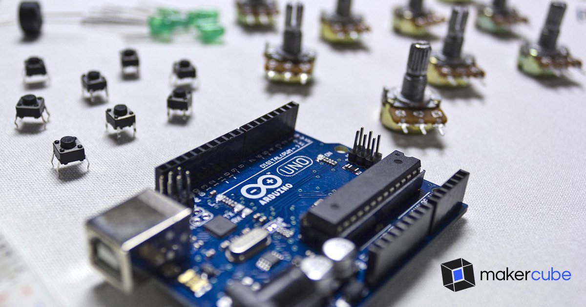 MakerCube's tweet photo. Learn DIY electronics with a creative twist! Our next workshop 'Arduino: Getting Started' begins in two weeks! Register here: https://t.co/y5J7k4Ufth https://t.co/CbY6B7TNLb