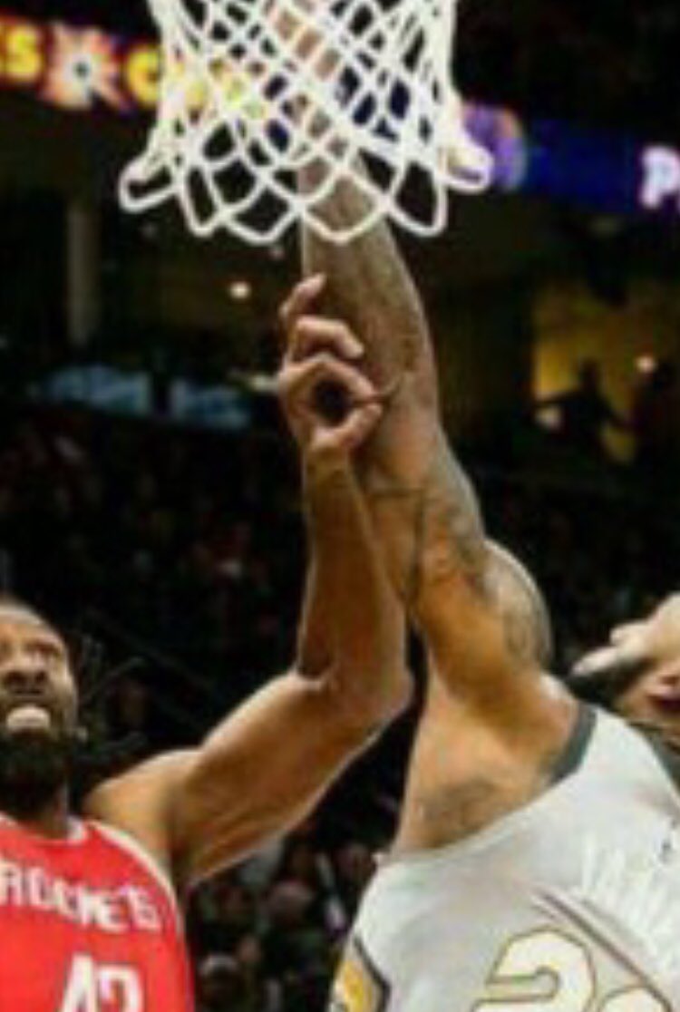 DoctorNBA's tweet photo. Nené = DIRTIEST player ever 😂 https://t.co/XJ5aNS1GbG