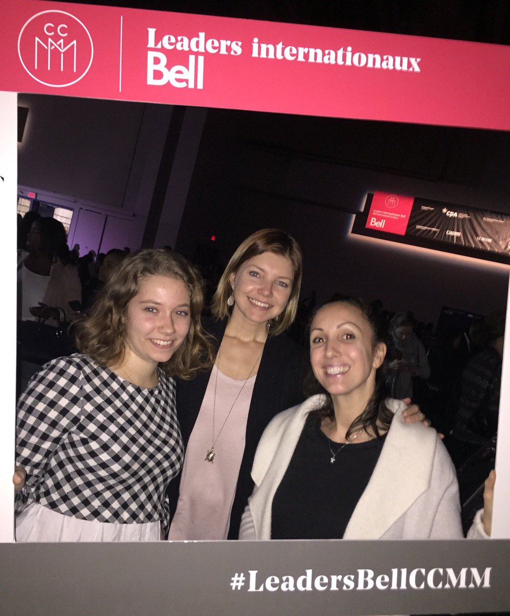 Here we are #LeadersBellCCMM waiting for <a href="/MichelleObama/">Michelle Obama</a> Merci Montreal