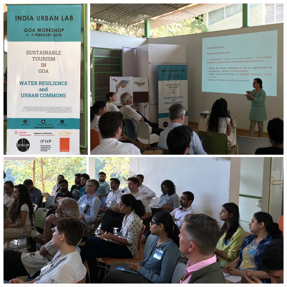 IFHP's tweet photo. #GoaUrbanLab First Day of our workshop @nordicinno @GlobalUt https://t.co/nCphgTiBfb