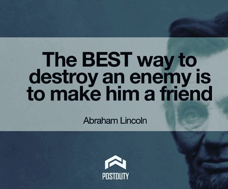 PostDuty's tweet image. Honest Abe #MotivationMonday