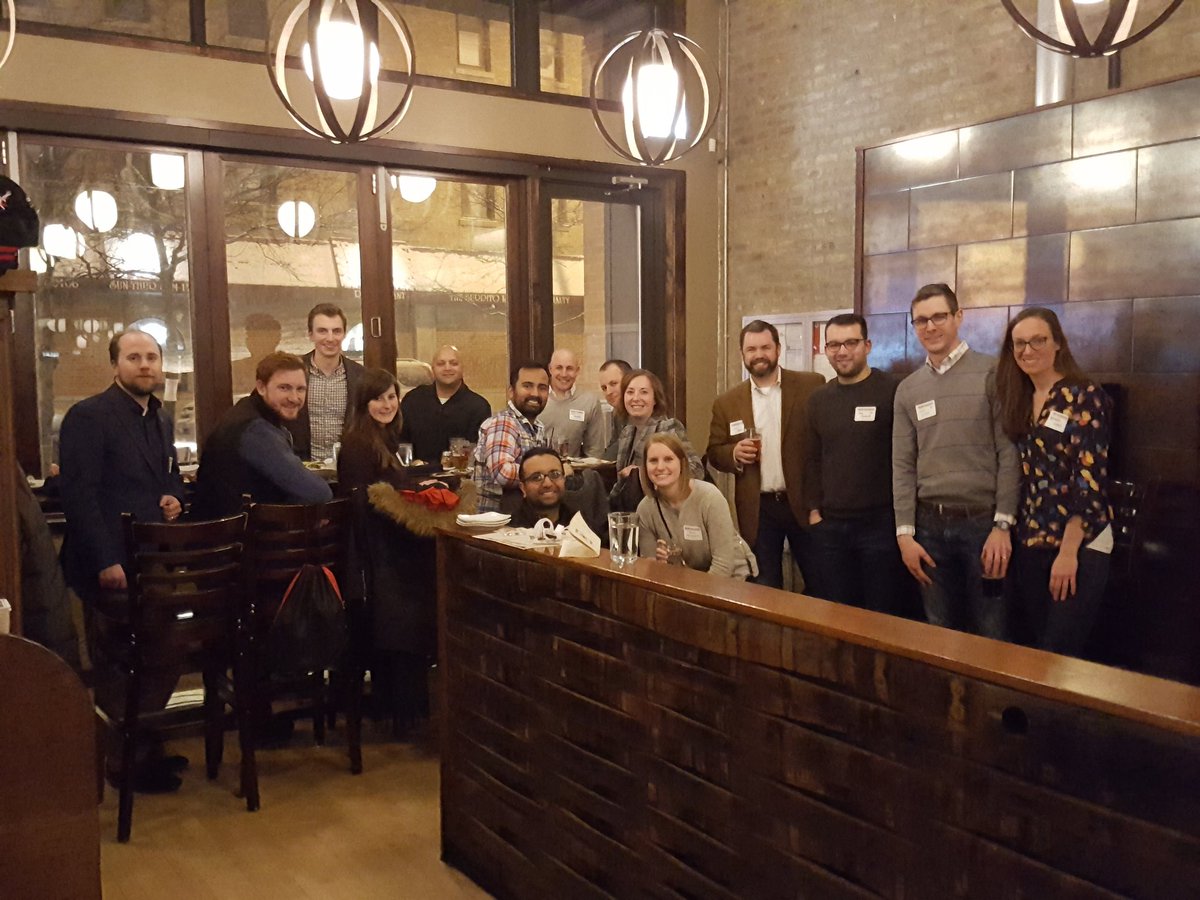 ashvinlad's tweet photo. It was just coincidence that a @RoseHulman @RoseHulmanAlums gathering was planned for today in Chicago. Toasting in honor of @reeves_ron....#ForeverRose #RosePride https://t.co/YYudvPJFYp