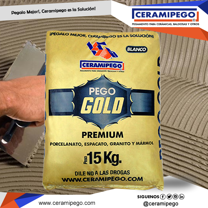 ceramipego's tweet photo. #pegoGold mortero elaborado con materias primas de alta Calidad que te garantiza la mejor adherencia en la instalacion de Granito-marmol-espacato y porcelanato
#construccion #remodelacion #morteros #arquitectura #interiores #exteriores
#granito #espacato #marmol #porcelanato https://t.co/n4pusjacne
