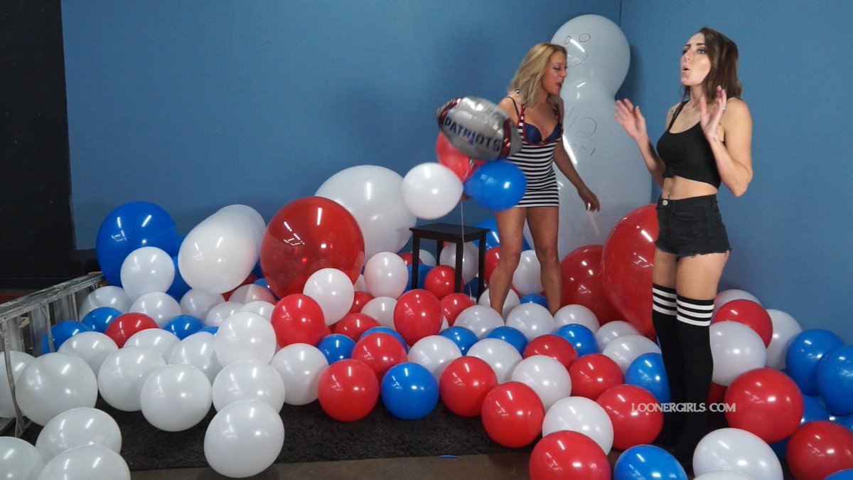 SUPER BOWL PARTIES https://clips4sale.com/27080/19096327 #Balloons #Looners #BalloonPopping #...