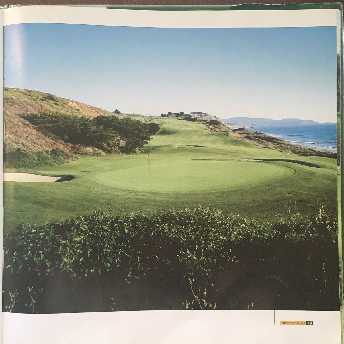Mike_Abendroth's tweet photo. A great find today by my kindergarten son, checked out this book at his school library. A great #LostHole from @TheOlympicClub Ocean, lost in 1997 El Niño. Just south of the Cliffs Course. @z_blair @LinksGems @Hainesy76 @troyturf @btreadwell18 https://t.co/oq95ZY2mCL