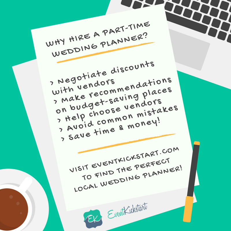 EventKickstart's tweet image. More brides-to-be are going DIY with their #weddings (&amp;amp; we salute you!) Here's why you should hire an #EventProf on a limited basis: ow.ly/JkaR30i0llQ