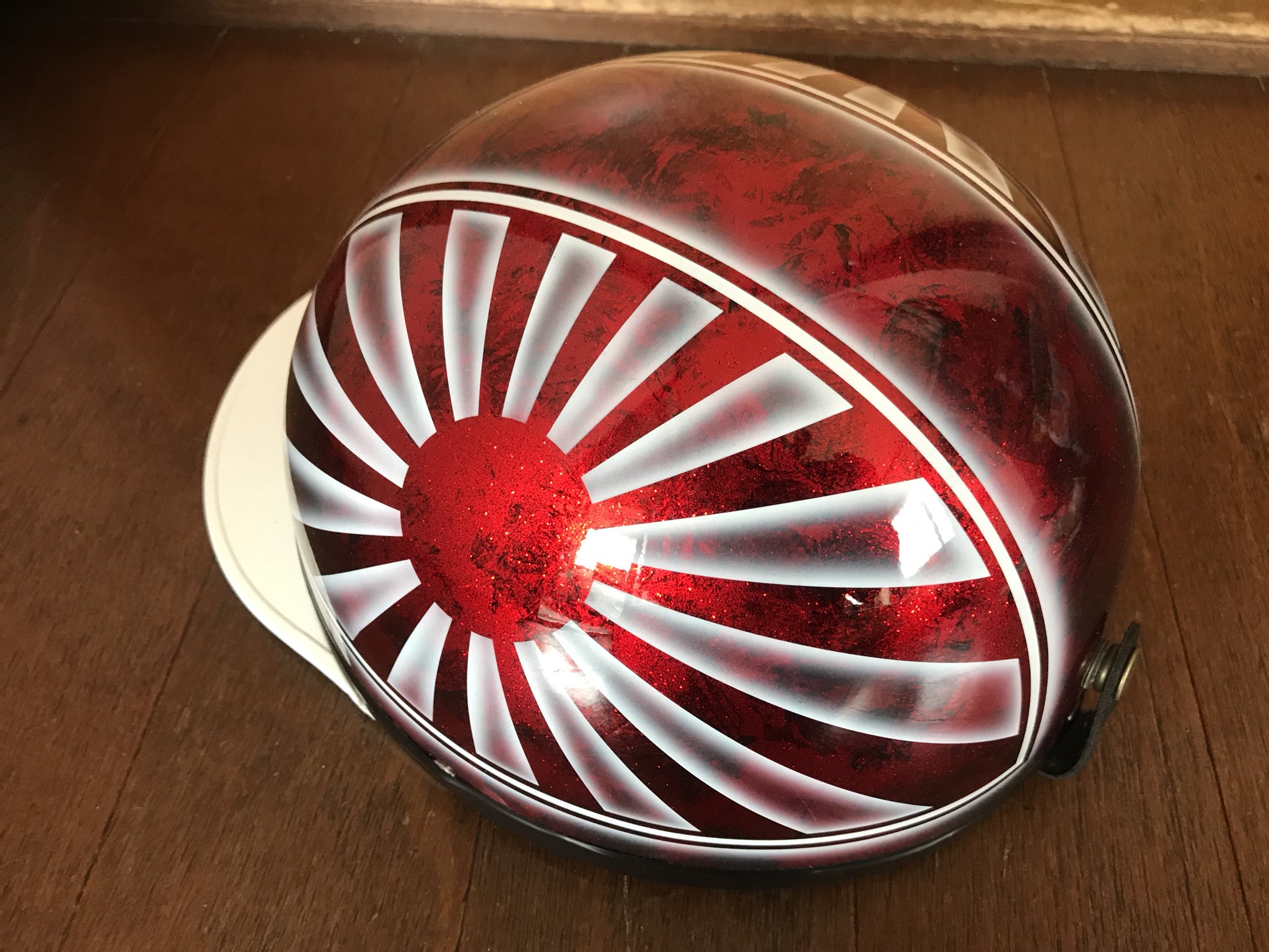 カスタムコルク半　Candyレッドラップ日章 カスタムコルク半 黒✘Candyレッドラップ富士日章 Amazon.co.jp