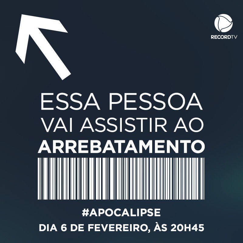 Pablo05595345's tweet photo. É aí você vai assistir também né?
#OArrebatamentoEstáChegando
#Apocalipse55 
#FJUTO https://t.co/e1JEiJjfKd