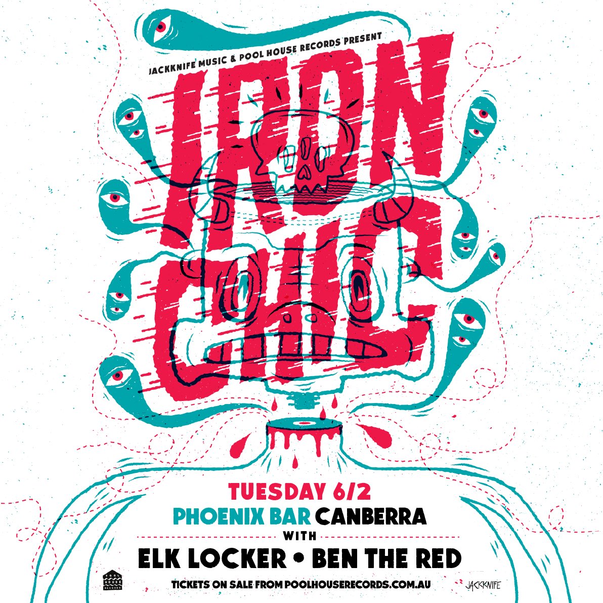 ElkLocker's tweet image. Canberra! THIS IS TONIGHT! We’re stoked to be a part of this show with @IronChicTheBand and Ben the Red! Tix are still available online through OzTix or at the door! Don’t miss out! It’s gonna be a cracker of a show! Doors at 7:30pm!