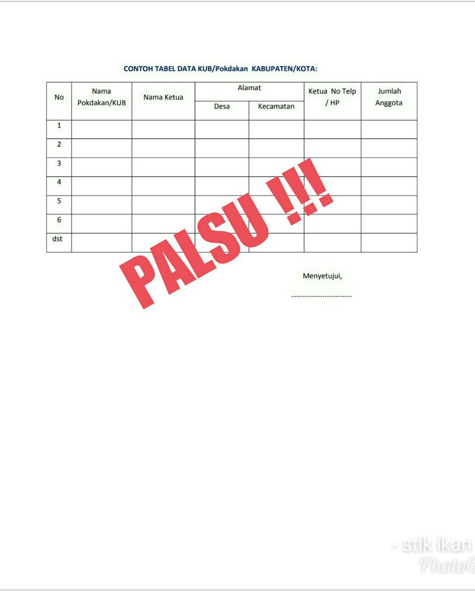 DJPB_SEIGELAM's tweet photo. Di Mohon berhati hati apabila bapak ibu Ketua Pokdakan  menerima surat seperti terlampir. Mohon untuk di konfirmasikan kepihak Dinas Perikanan setempat atau Balai Perikanan Budidaya Air tawar Sungai Gelam-Jambi @BudidayaKKP @s_soebjakto https://t.co/esofczqks1