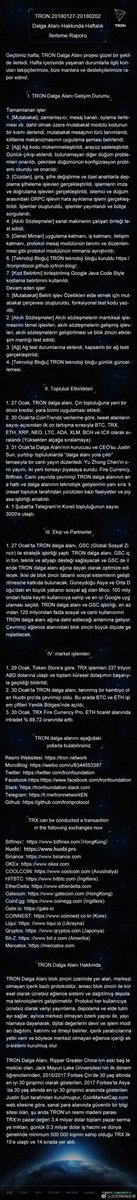 justinsuntron's tweet photo. #TRON weekly development update in #English #Spanish #Russian #Turkish #TRX $TRX https://t.co/X8Tw01nJjp