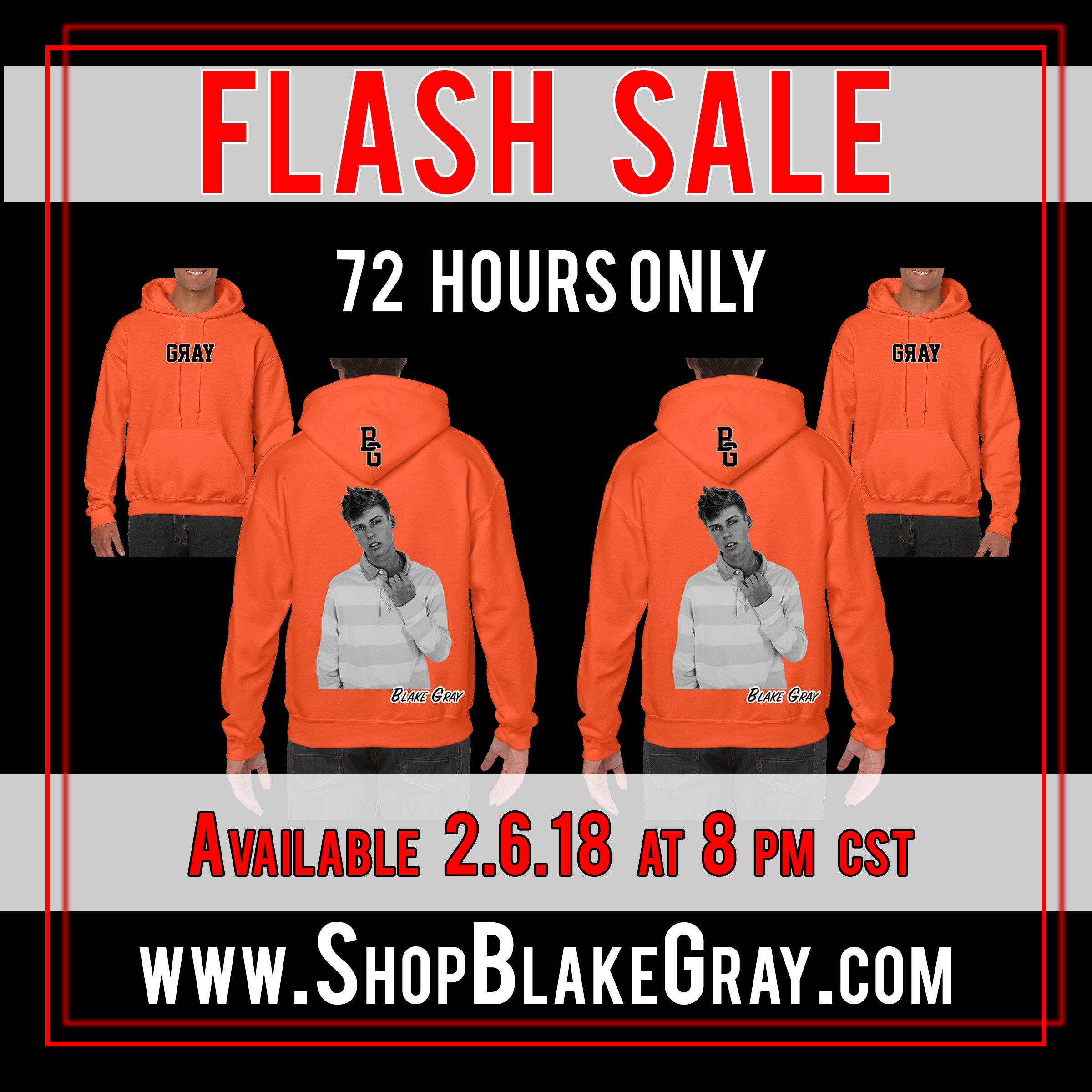 Blake gray hoodie sale