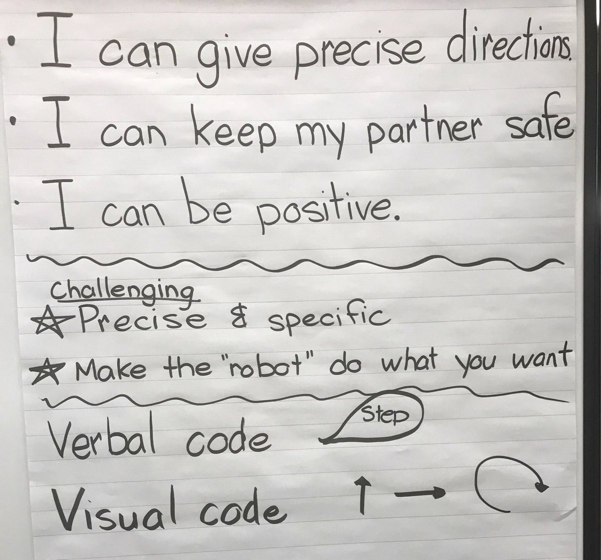 Mrs_Hooyberg's tweet photo. Working on some coding unplugged activities with grade 2/3. Thank you @vmartineau Sts are looking forward to your next visit. #sd68learn https://t.co/oEopG0iMps