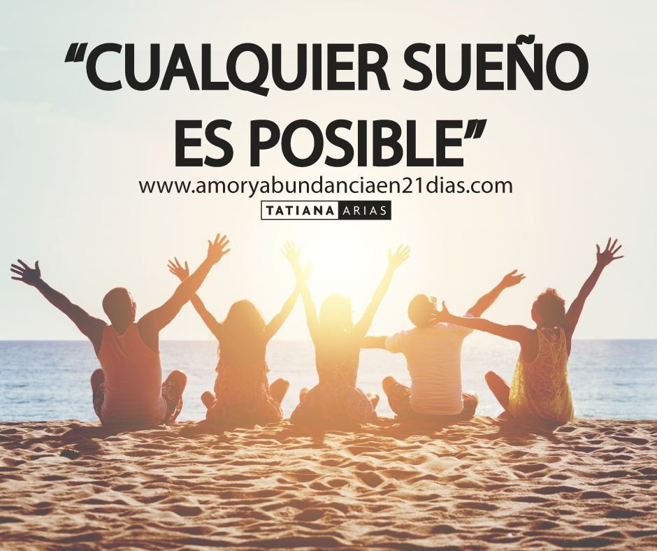Recuerda que soñar desde el amor será perdurable, mira cómo hacerlo en este link:
amoryabundanciaen21dias.com